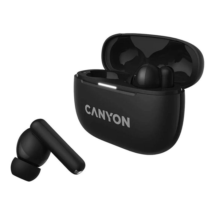 Canyon CNS-TWS10B Auriculares Inalámbricos True Wireless Negro Música Deporte Llamadas Uso Diario Canyon CNS-TWS10B Auriculares Inalámbricos True Wireless Negro Música Deporte Llamadas Uso Diario