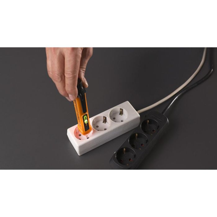Pancontrol Probador de voltaje sin contacto y detector magnético, LED rojo y señal acústica, 100-600V, Cat III 1000V 4