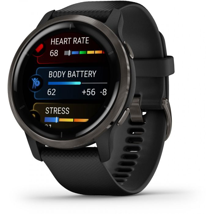 Garmin Venu 2 Smartwatch GPS 45mm, Reloj Inteligente Fitness con Música, Pagos y Monitor de Salud, Color Negro 56 Garmin Venu 2 Smartwatch GPS 45mm, Reloj Inteligente Fitness con Música, Pagos y Monitor de Salud, Color Negro 56