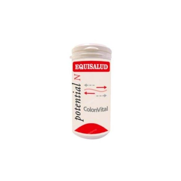 EQUISALUD Colonvital 60Cap. para el equilibrio intestinal y bienestar del colon con hierro, magnesio, potasio y vitaminas
