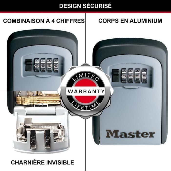 MASTER LOCK Caja de llave segura - Formato M - Caja de llave - Almacenamiento seguro 3 MASTER LOCK Caja de llave segura - Formato M - Caja de llave - Almacenamiento seguro 3