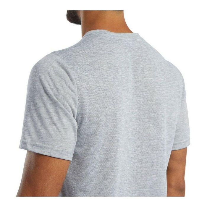 Camiseta de Manga Corta Hombre Reebok Workout Ready Supremium Gris 5 Camiseta de Manga Corta Hombre Reebok Workout Ready Supremium Gris 5