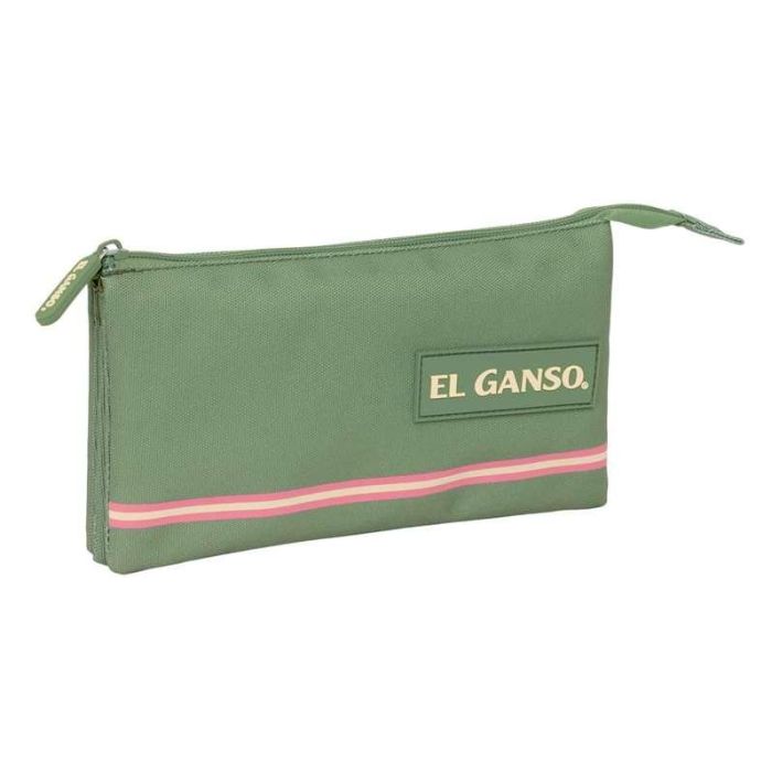 El Ganso Basics Portatodo Triple Verde 22x12x3cm 2 El Ganso Basics Portatodo Triple Verde 22x12x3cm 2