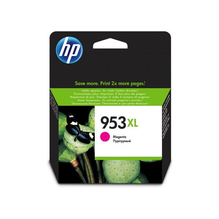 Hp 953xl Cartucho Tinta Original Magenta para OfficeJet Pro 7730, 8218, 8710, 8715, 8720, 8725, 8730, 8740, 8745 - 1.450 Páginas