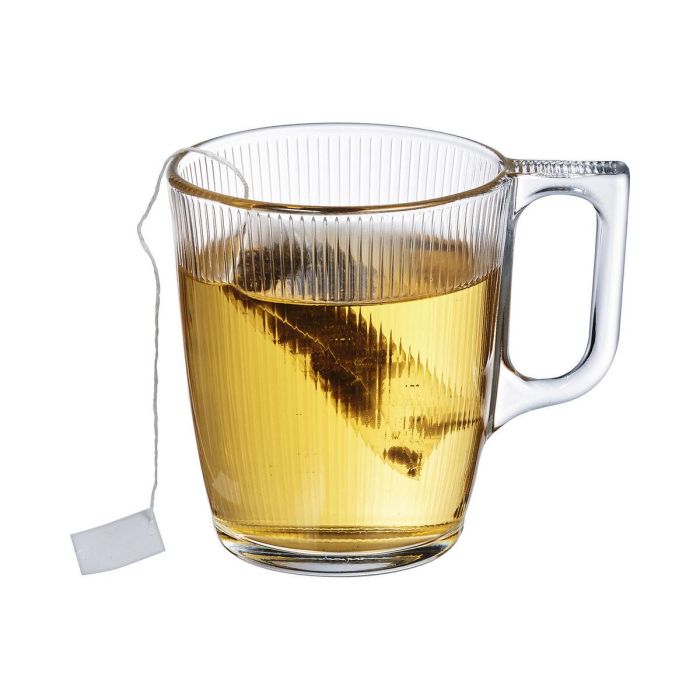 Taza Luminarc Stripy Desayuno Transparente Vidrio (250 ml) (6 Unidades) 1