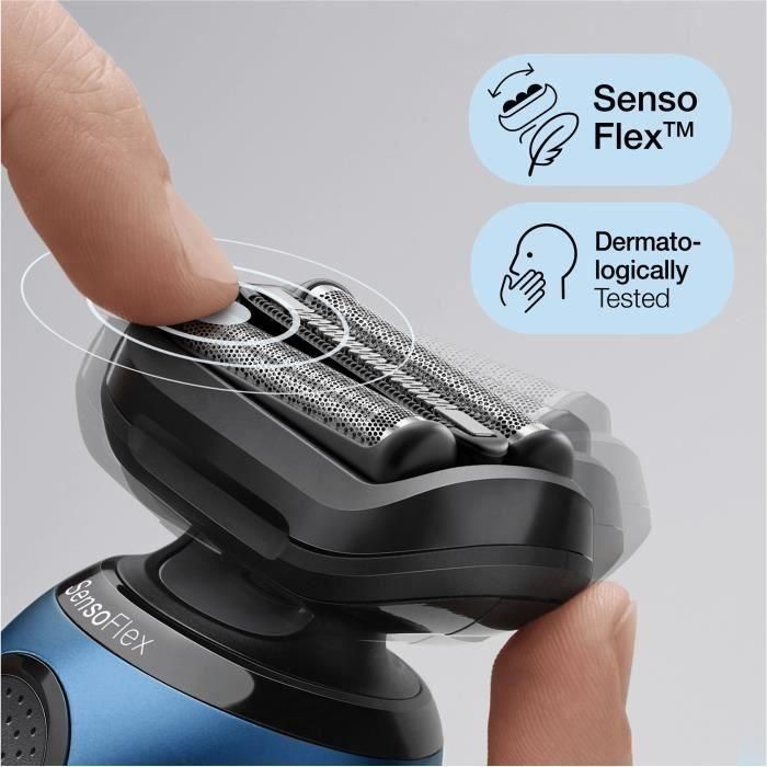 Razor eléctrico con precisión Mower Braun Series 6 61 -B7200CC - SmartCare Center, Azul 4 Razor eléctrico con precisión Mower Braun Series 6 61 -B7200CC - SmartCare Center, Azul 4