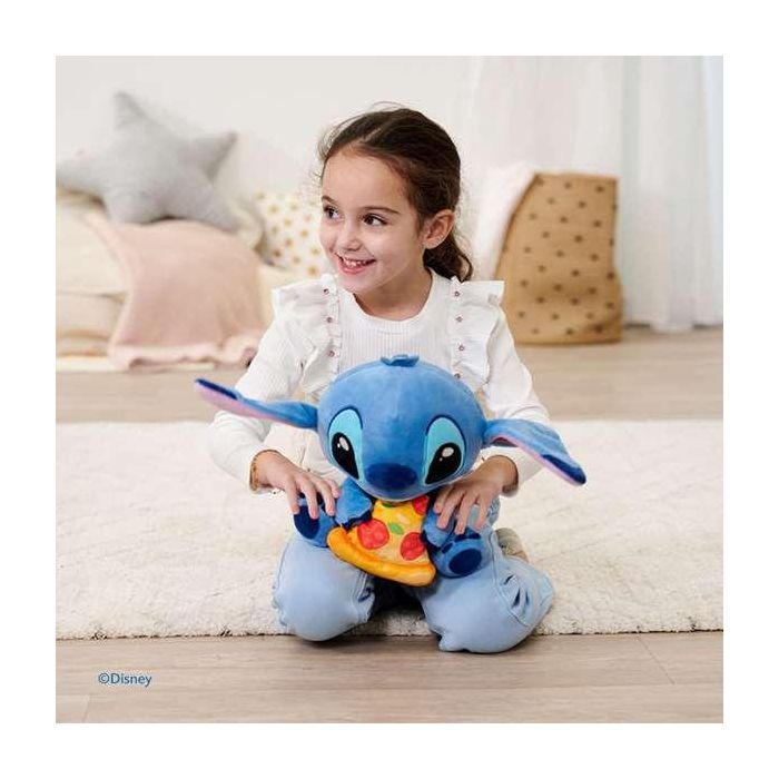 Peluche stitch con pizza, 25cm 3 Peluche stitch con pizza, 25cm 3