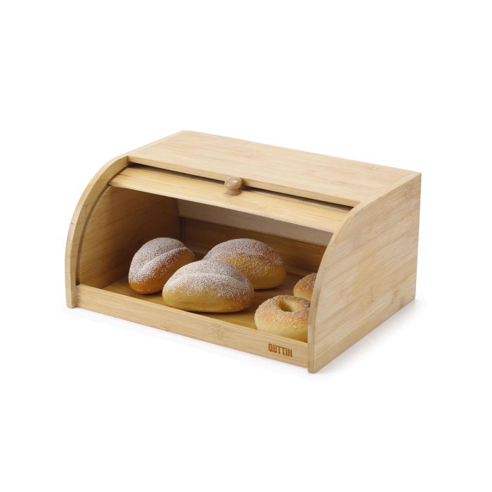 Panera de bambú Persiana Quttin 38x28x18 cm (4 Unidades) 2 Panera de bambú Persiana Quttin 38x28x18 cm (4 Unidades) 2