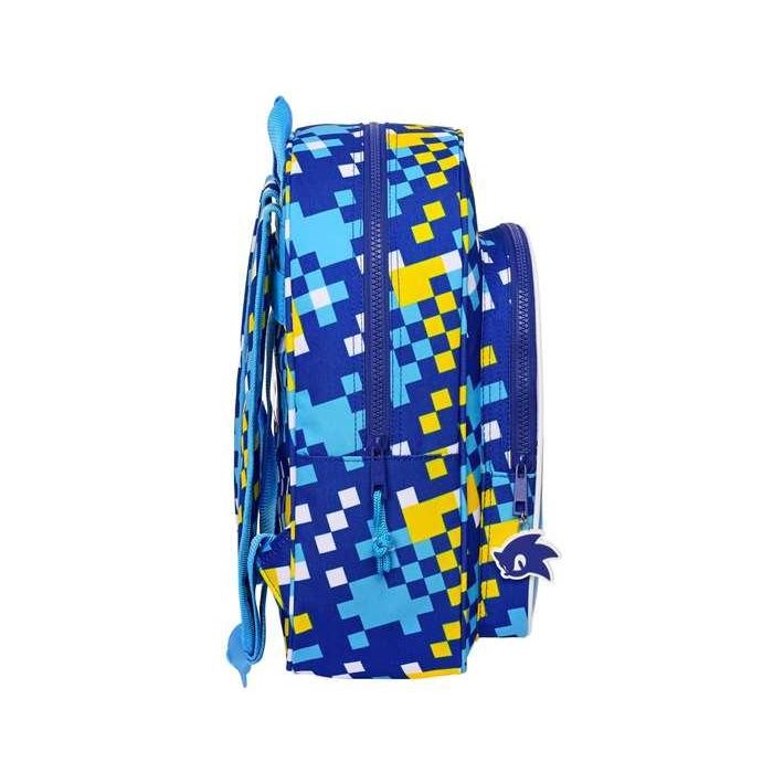 Mochila Escolar Sonic Speed 26 x 34 x 11 cm Azul 2 Mochila Escolar Sonic Speed 26 x 34 x 11 cm Azul 2