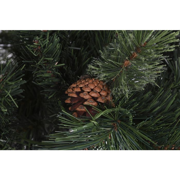 DKD Home Decor Árbol Navidad Red Forest Tradicional Verde 135 x 225 x 135 cm 450 Leds 2