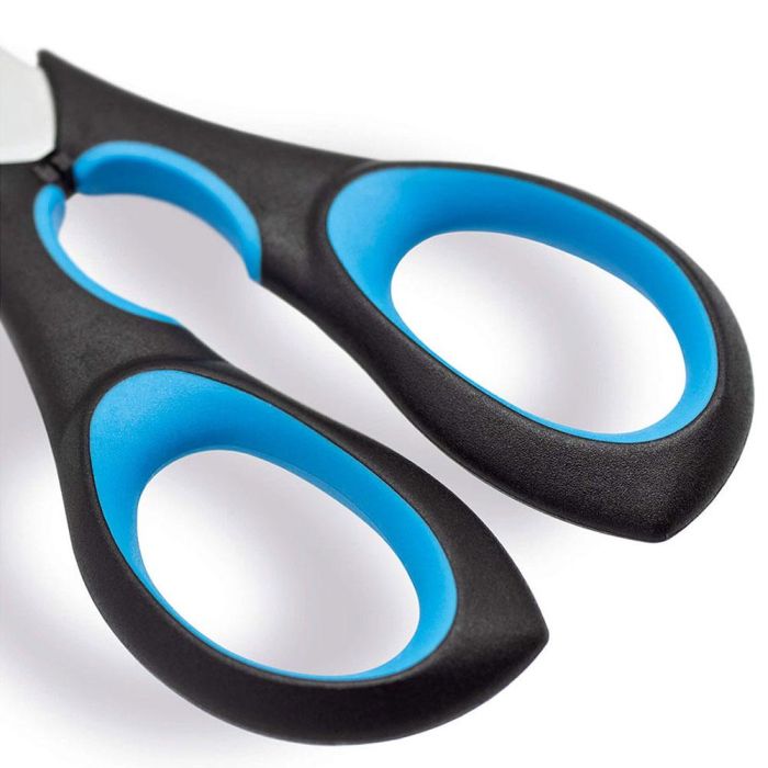 3 Claveles Tijeras de Cocina Multiusos Ergonómicas de Acero Inoxidable 8" (20,3 cm) con Descapsulador, Filo Dentado y Mango Soft Grip 2 3 Claveles Tijeras de Cocina Multiusos Ergonómicas de Acero Inoxidable 8" (20,3 cm) con Descapsulador, Filo Dentado y Mango Soft Grip 2