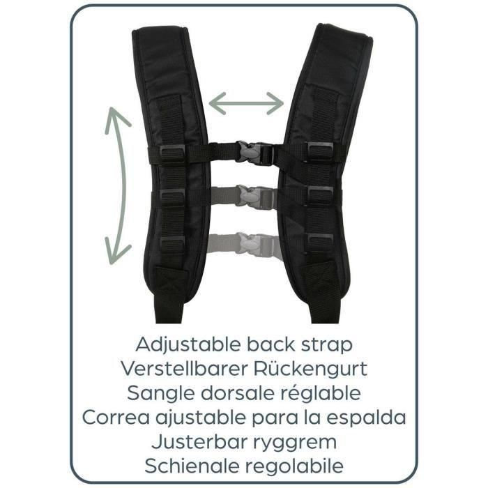 Dreambaby DRE9312742424756 Portabebés de 3 lados para llevar en movimiento, Negro 2 Dreambaby DRE9312742424756 Portabebés de 3 lados para llevar en movimiento, Negro 2