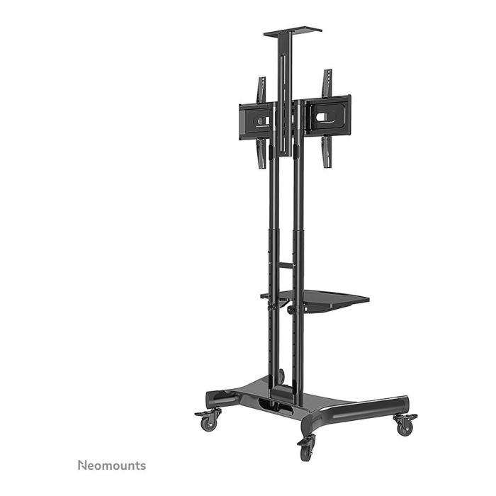 Neomounts NM-M1700BLACK Carrito para Pantallas de 32-75", 50 kg, Altura Ajustable 104-154 cm, VESA 200x200-600x400, Negro 7