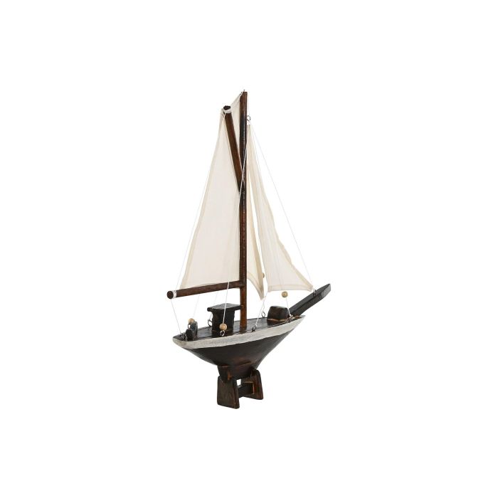 Barco Mediterraneo DKD Home Decor Crudo Marron 8 x 70 x 55 cm Set de 3 2 Barco Mediterraneo DKD Home Decor Crudo Marron 8 x 70 x 55 cm Set de 3 2