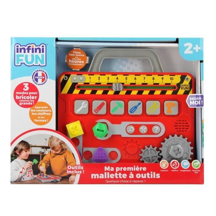 Tool Case - KD - My First Tool Case - 6 actividades y 3 modos de juego para una diversión segura Tool Case - KD - My First Tool Case - 6 actividades y 3 modos de juego para una diversión segura