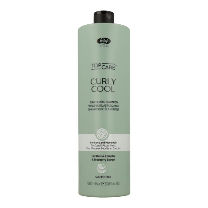 Lisap Top Care Curly Cool Elasticing Champú Profesional para Rizos Definidos y Flexibles 1000ml Lisap Top Care Curly Cool Elasticing Champú Profesional para Rizos Definidos y Flexibles 1000ml