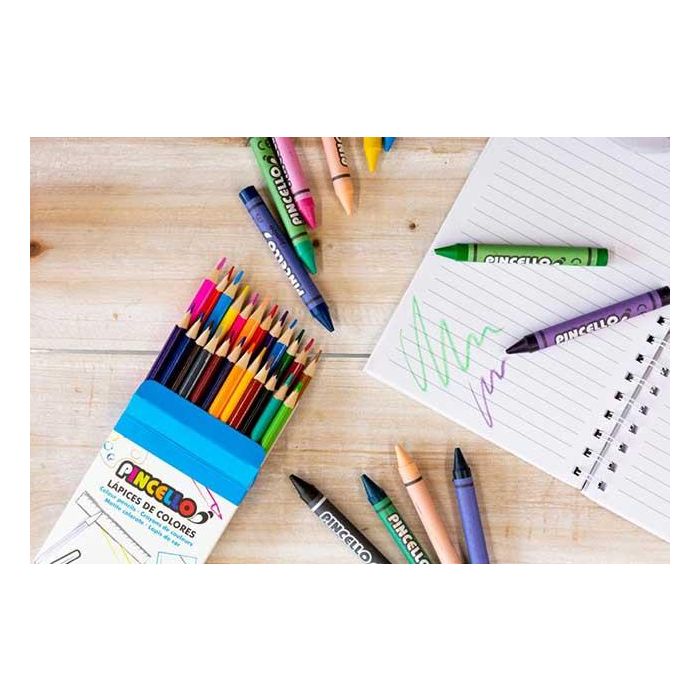 Bote Cera Crayon Jumbo 36Pcs Pincello 8X10CM (48 Unidades) 2 Bote Cera Crayon Jumbo 36Pcs Pincello 8X10CM (48 Unidades) 2