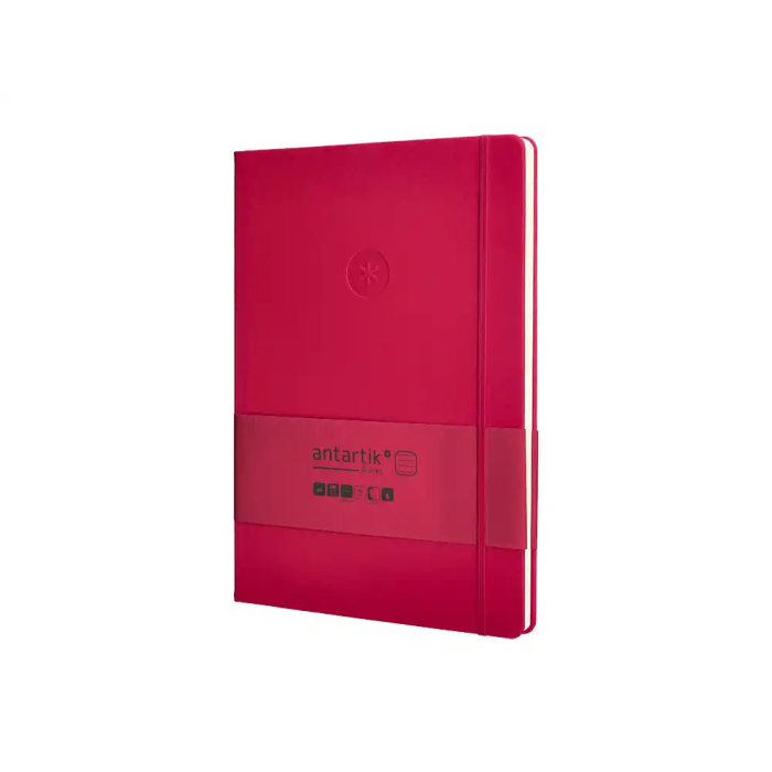 Antartik Antartik Notes Cuaderno A4 Tapa Dura Hojas Rayas Burdeos 100 Hojas 80 gr FSC 3