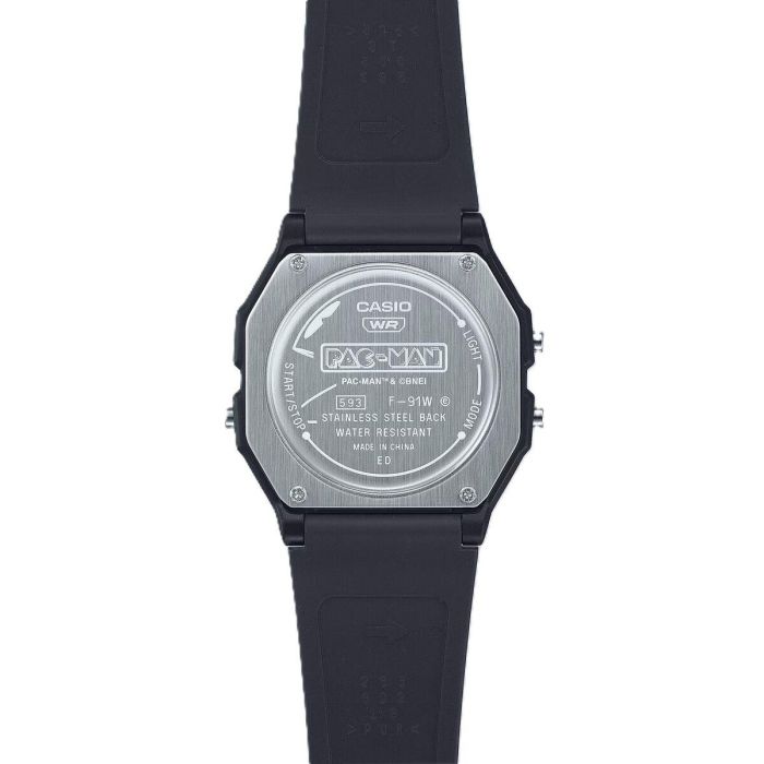 Reloj Unisex Casio F-91 - PACMAN Series Limited Edition Negro (Ø 35 mm) 1