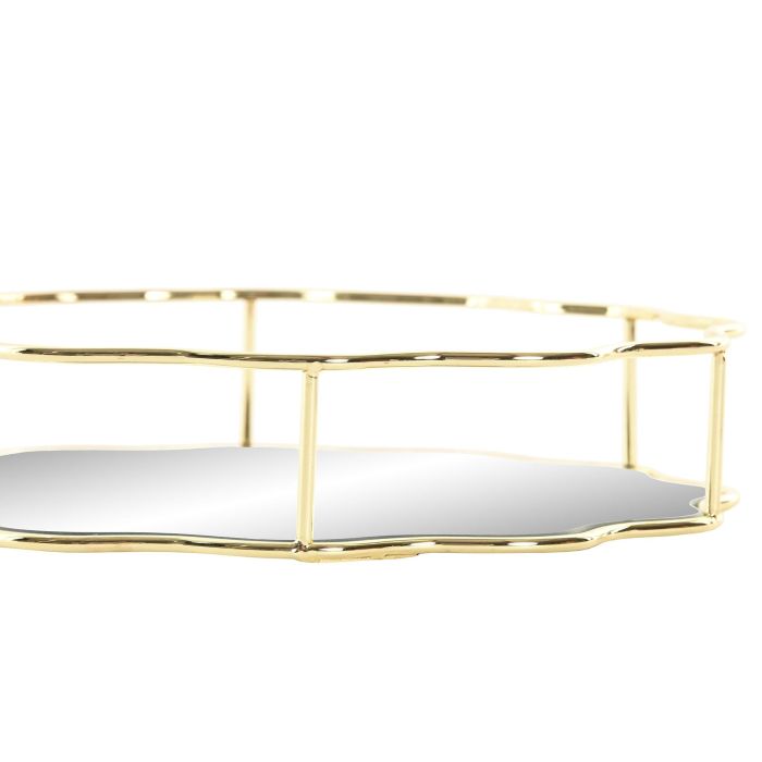 Bandeja Glam DKD Home Decor Dorado 25 x 5 x 25 cm 1 Bandeja Glam DKD Home Decor Dorado 25 x 5 x 25 cm 1