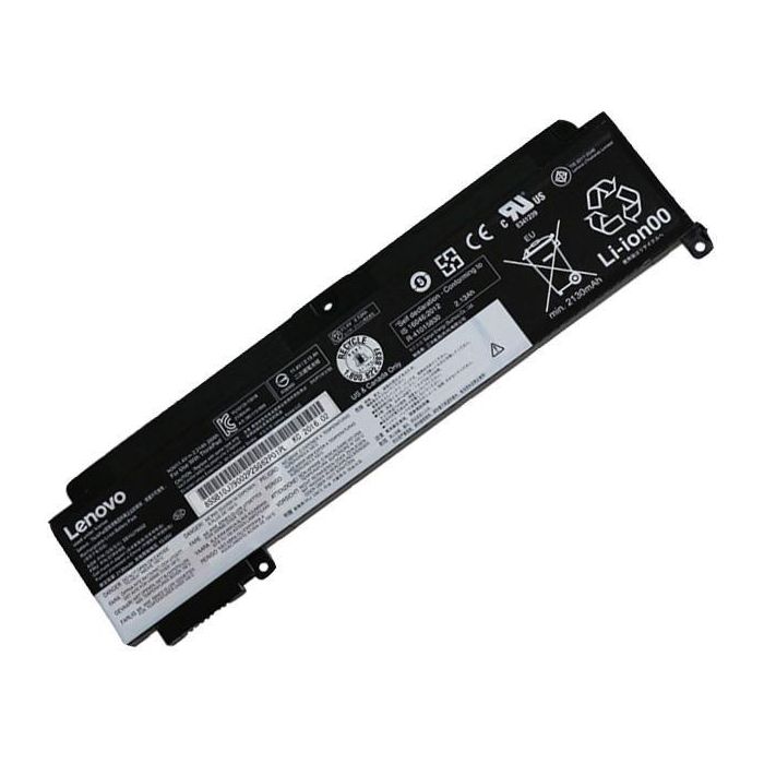 Lenovo Batería para ThinkPad T460s 2274 mAh 11.5 V 27 Wh Negra Lenovo Batería para ThinkPad T460s 2274 mAh 11.5 V 27 Wh Negra