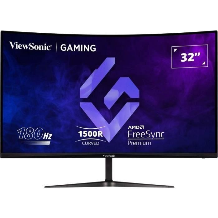 Pantalla curva para juegos de PC - VIEWSONIC VX3218 - PC - MHD - 32 FHD - Panel VA - 1 ms - 165Hz - DisplayPort - AMD FreeSync Pantalla curva para juegos de PC - VIEWSONIC VX3218 - PC - MHD - 32 FHD - Panel VA - 1 ms - 165Hz - DisplayPort - AMD FreeSync