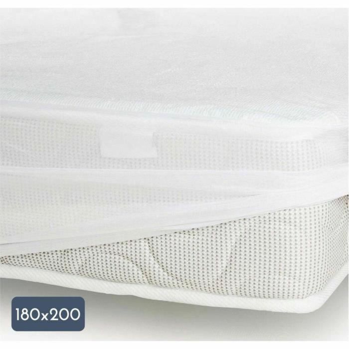 Protector de colchón Lovely Home Blanco 200 x 180 cm 0 Protector de colchón Lovely Home Blanco 200 x 180 cm 0