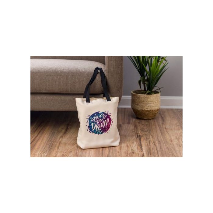 Bolsa Infusible para Plotter de corte Cricut Tote Negro Beige 4