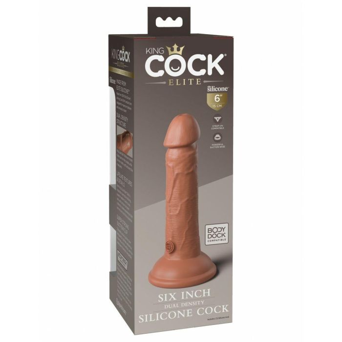 Dildo Pipedream King Cock Elite Marrón 4