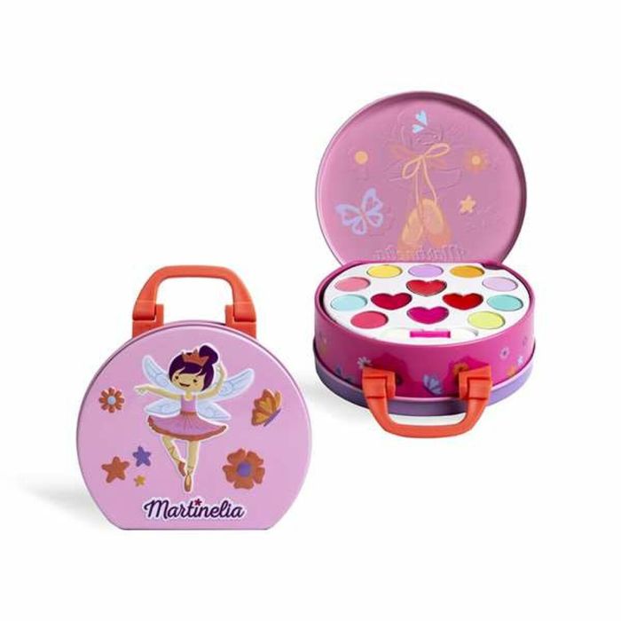 Lata de belleza martinelia magic ballet. 11x10,5x3,5 cm. incluye 9 sombras de ojos 4 brillos de labios. Lata de belleza martinelia magic ballet. 11x10,5x3,5 cm. incluye 9 sombras de ojos 4 brillos de labios.