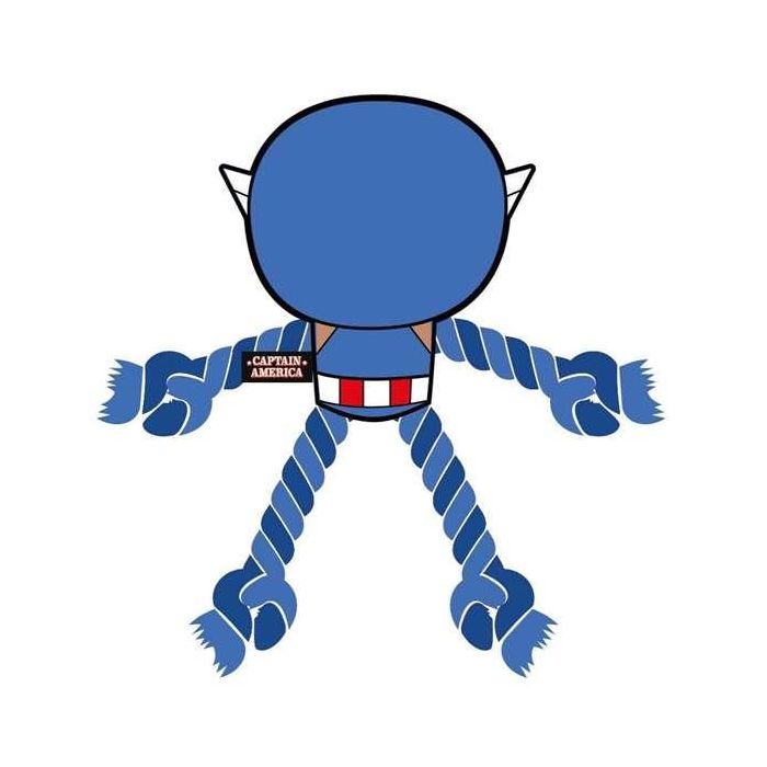 Cerdá Cuerda dental para perro Capitán América Avengers 13x10x20 cm azul 6 Cerdá Cuerda dental para perro Capitán América Avengers 13x10x20 cm azul 6