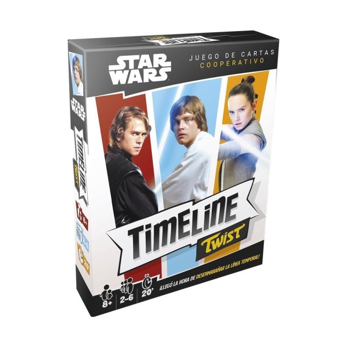 Zygomatic TIMET04B Timeline Twist Star Wars Juego de Mesa Cooperativo para 2-8 Jugadores