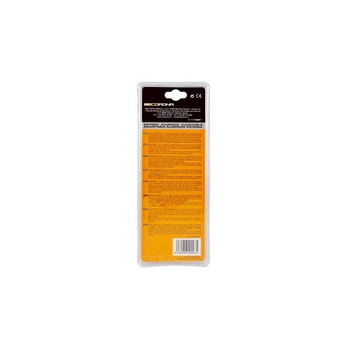 Antena de Coche CS10 Negro Aluminio Regulable 2 Antena de Coche CS10 Negro Aluminio Regulable 2