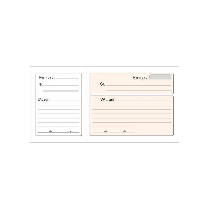 Talonario Catalan Vales Loan (Set de 10)