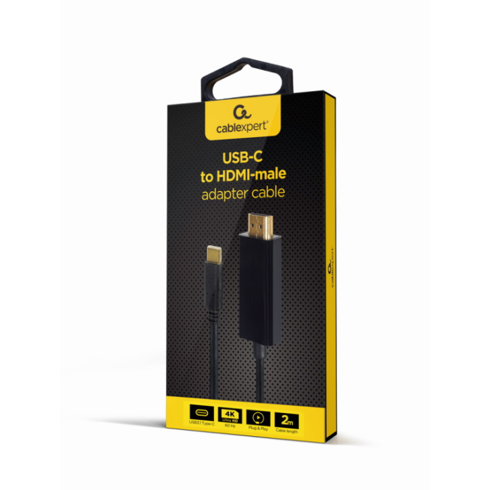Gembird A-CM-HDMIM-02 cable HDMI 2 m HDMI Type C (Mini) Negro Gembird A-CM-HDMIM-02 cable HDMI 2 m HDMI Type C (Mini) Negro
