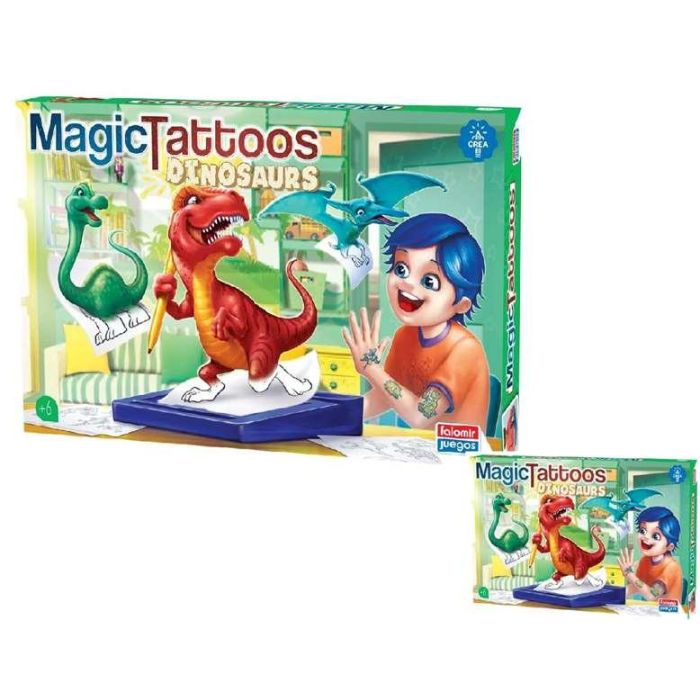 Tatuajes mágicos dinosaurios. haz tus propios tatuajes y además 112 tatuajes listos para colocar 4 Tatuajes mágicos dinosaurios. haz tus propios tatuajes y además 112 tatuajes listos para colocar 4