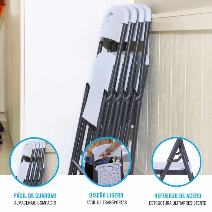 Silla Plegable Lifetime 47 x 84,5 x 50 cm 4 Silla Plegable Lifetime 47 x 84,5 x 50 cm 4