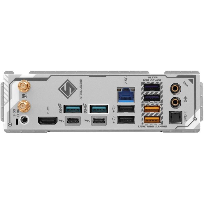 ASRock 90-MXBPF0-A0UAYZ Placa Base Z890 Steel Legend WiFi Intel LGA 1851 4x DDR5 ATX para Ordenador 5
