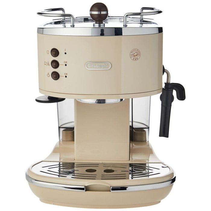 DELONGHI ECOV 310.BG Icona Vintage Classic Espresso Machine - Beige 1