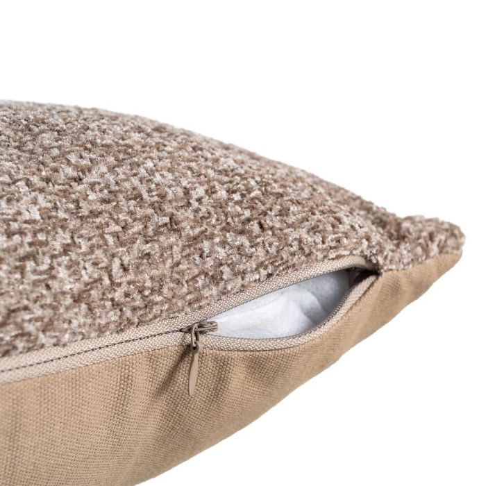 Cojín Marrón Poliéster Textil/Hogar 30 X 50 cm