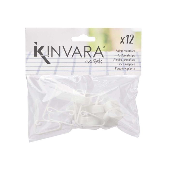 Set 12 Sujetamantel Kinvara 17X16CM (24 Unidades) 2 Set 12 Sujetamantel Kinvara 17X16CM (24 Unidades) 2