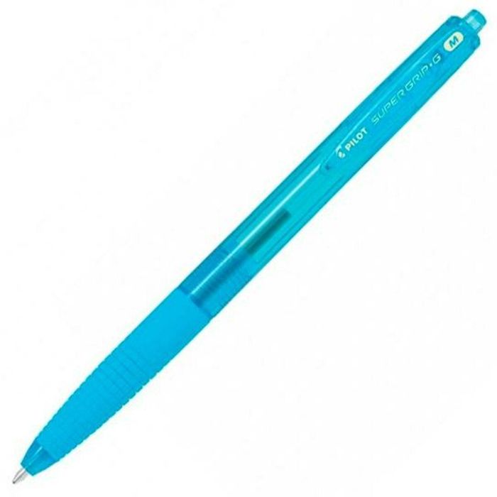 Bolígrafo Pilot Supergrip Turquesa 0,4 mm (12 Unidades) 1