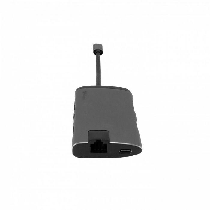 Verbatim Hub Multipuerto USB-C con HDMI, 3x USB 3.0, Ethernet Gigabit, Lector SD/microSD, Carga PD, Soporte 4K UHD 6