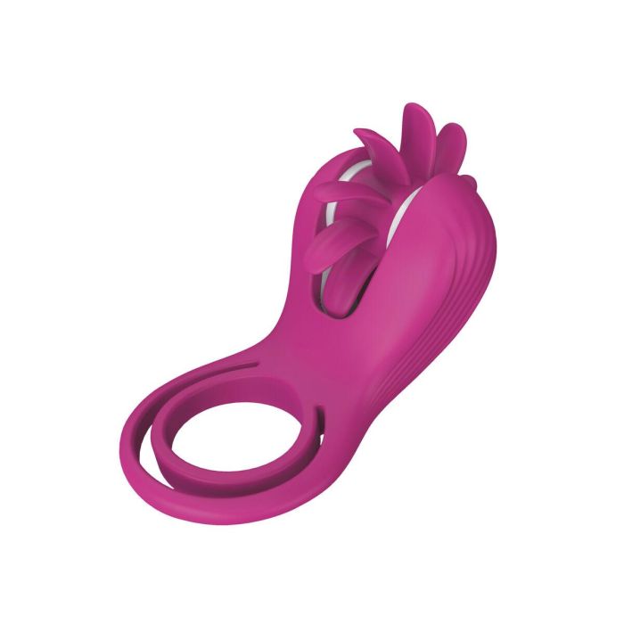Anillo Vibrador para el Pene S Pleasures Rosa 0 Anillo Vibrador para el Pene S Pleasures Rosa 0