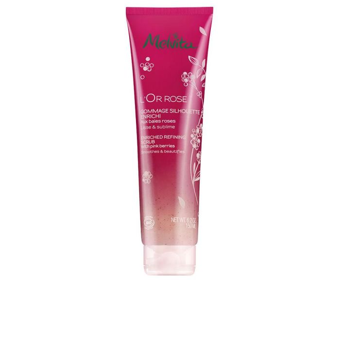 Melvita L'OR ROSE Exfoliante Tonificante Reafirmante y Suavizante con Bayas Rosadas para Piel Radiante y Anti-celulitis 150 ml Melvita L'OR ROSE Exfoliante Tonificante Reafirmante y Suavizante con Bayas Rosadas para Piel Radiante y Anti-celulitis 150 ml