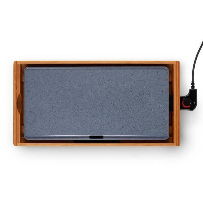 Livoo DOC322 Plancha de Asar Eléctrica 2200W con Placa de Aluminio Fundido Extraíble y Termostato Regulable 1 Livoo DOC322 Plancha de Asar Eléctrica 2200W con Placa de Aluminio Fundido Extraíble y Termostato Regulable 1