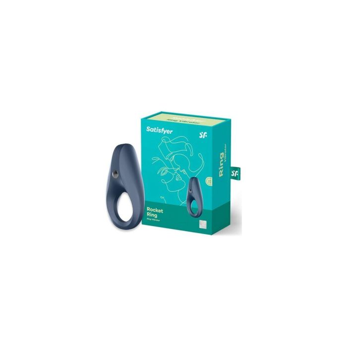 Anillo Vibrador para el Pene Satisfyer Rocket Ring Azul 1 Anillo Vibrador para el Pene Satisfyer Rocket Ring Azul 1