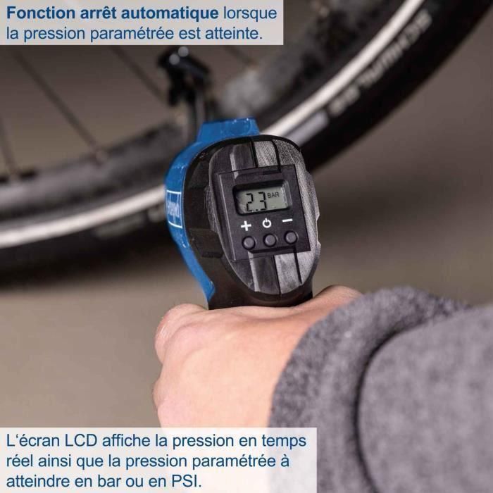 Compresor portátil - SCHEPPACH - 20V IXES - Display LED - 7 barras - 6 accesos incluidos - sin batería ni cargador - C-AC20-X 4 Compresor portátil - SCHEPPACH - 20V IXES - Display LED - 7 barras - 6 accesos incluidos - sin batería ni cargador - C-AC20-X 4
