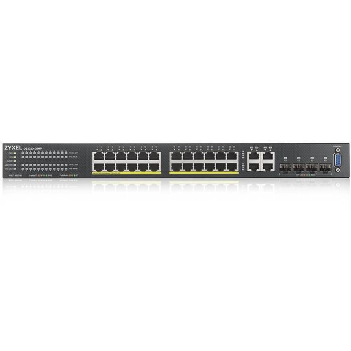 Zyxel GS2220-28HP-EU0101F Switch Gestionado L2, 24 Puertos Gigabit Ethernet (10/100/1000), PoE, Negro 1 Zyxel GS2220-28HP-EU0101F Switch Gestionado L2, 24 Puertos Gigabit Ethernet (10/100/1000), PoE, Negro 1