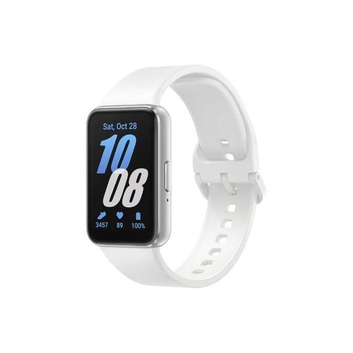 Samsung SM-R390NZSAEUB Galaxy Fit 3 Smartband Plateada - Hasta 13 días de batería, Pantalla AMOLED 1.6", Monitor de Sueño, 5ATM/IP68 Samsung SM-R390NZSAEUB Galaxy Fit 3 Smartband Plateada - Hasta 13 días de batería, Pantalla AMOLED 1.6", Monitor de Sueño, 5ATM/IP68
